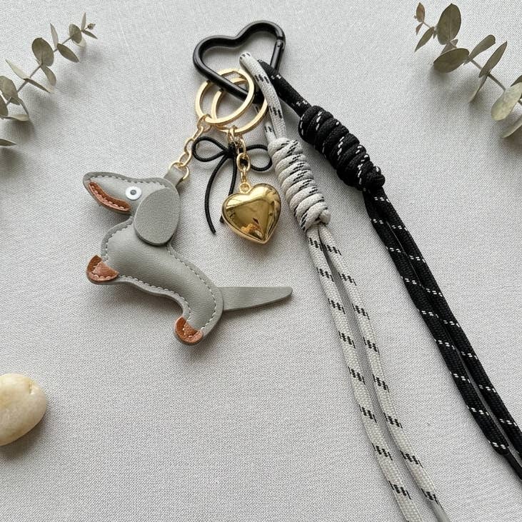 Laya Bag Charm | Grey