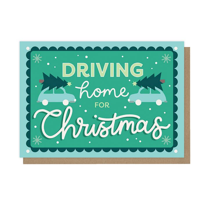 Kaart Driving Home For Christmas
