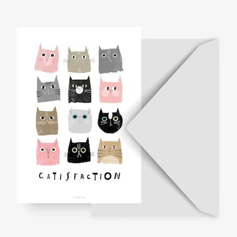 Kaart Catisfaction No. 1 | Zonder Enveloppe