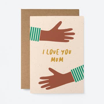 Kaart I Love You Mom | Hug