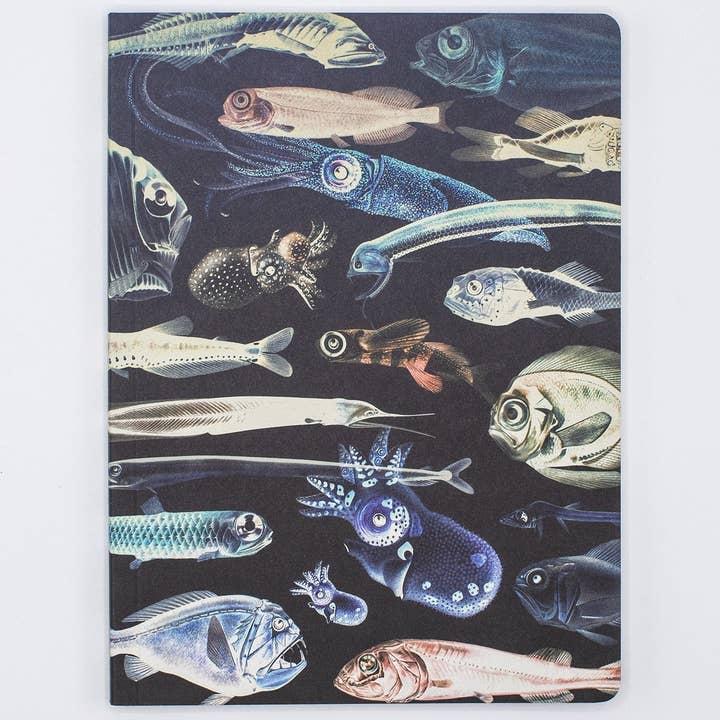 Deep Sea Softcover Notebook - Dot Grid Pages
