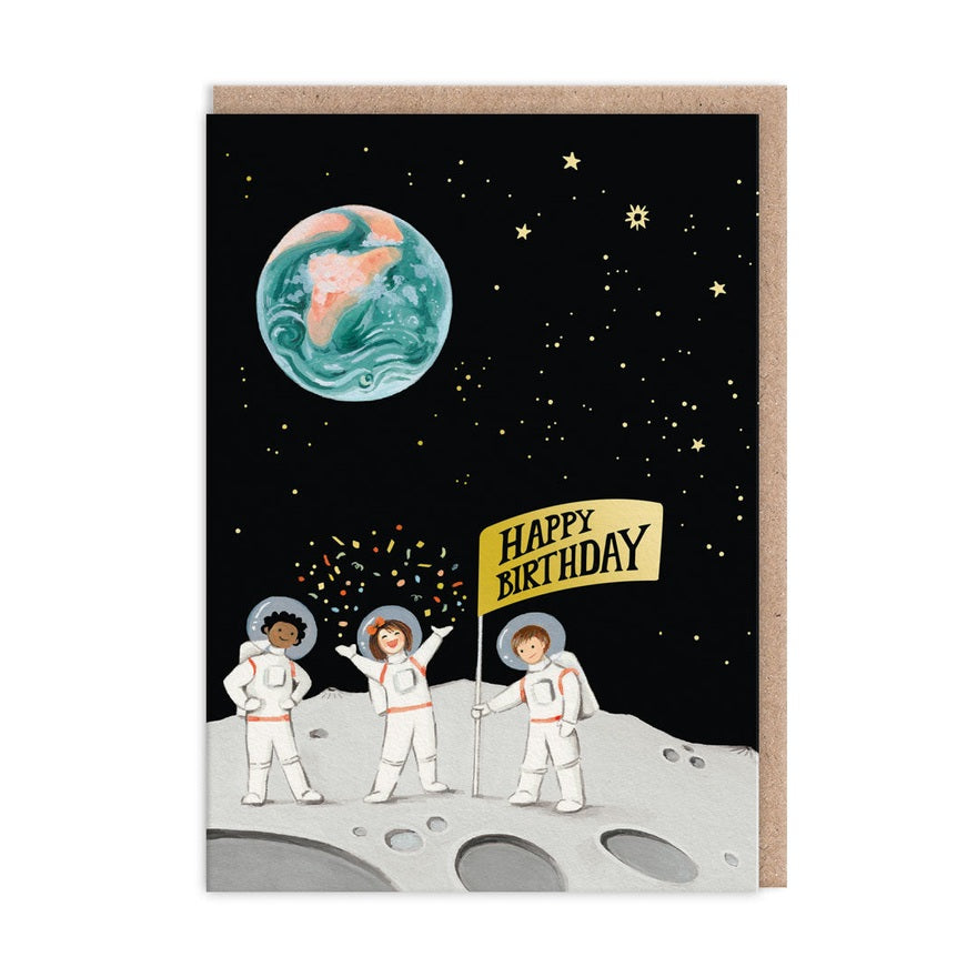 Kaart Astronauts Birthday