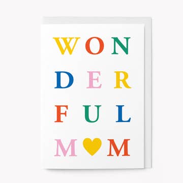 Kaart Wonderful Mom