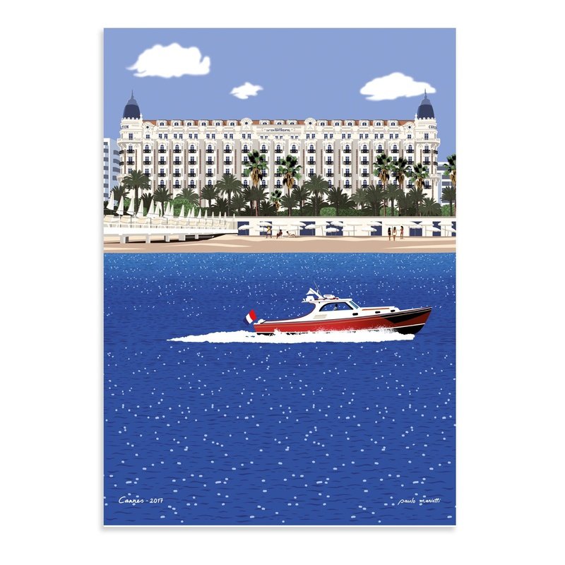 Kaart Paulo Mariotti Cannes