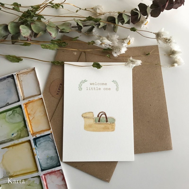 Kaart Welcome Little One | Mand