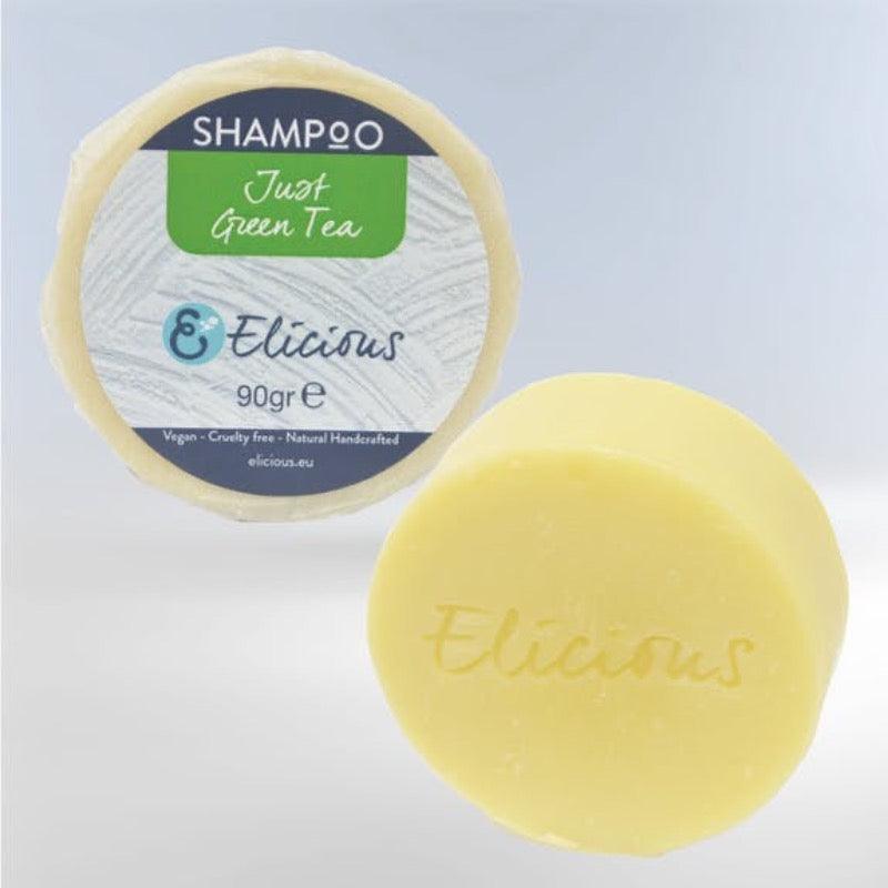 Elicious | Just Green tea | Beschadigd haar | Shampoobar