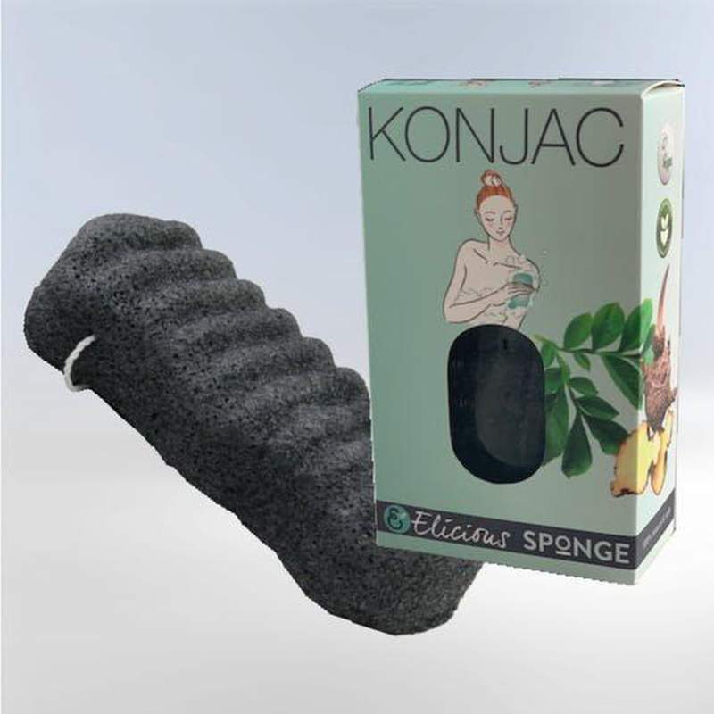 Elicious | Konjac Charcoal | Bad spons