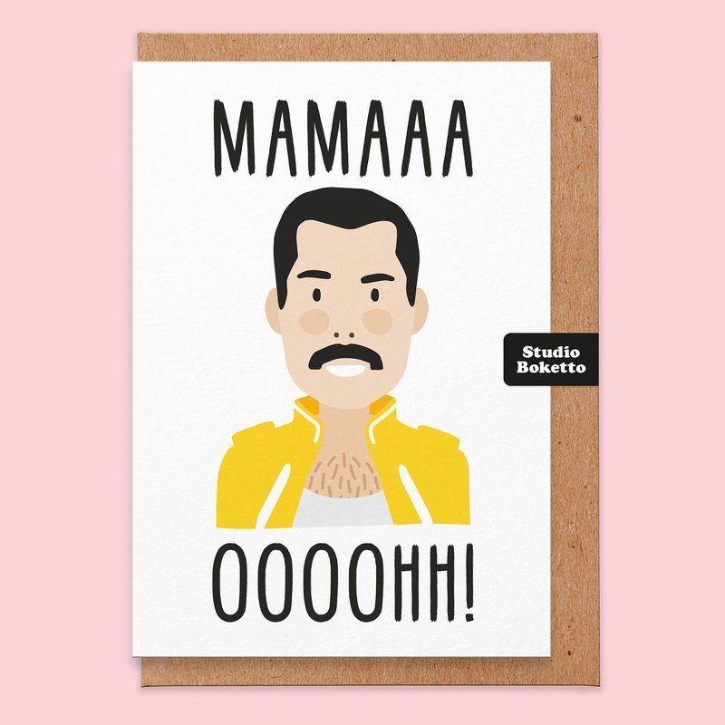 Kaart Freddie Mercury | Mamaaa Oooohh!