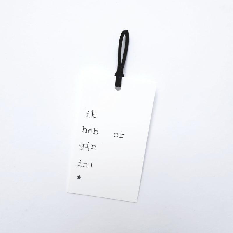 Kaart Ik heb er gin in!