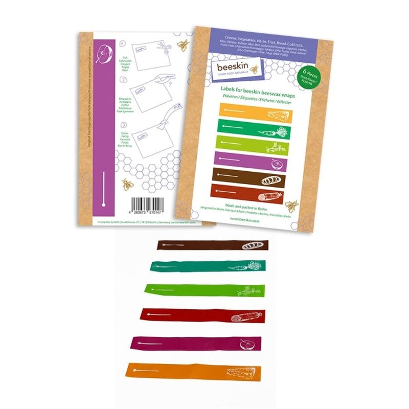 Labels Voor Bijenwasproducten | 6 stuks