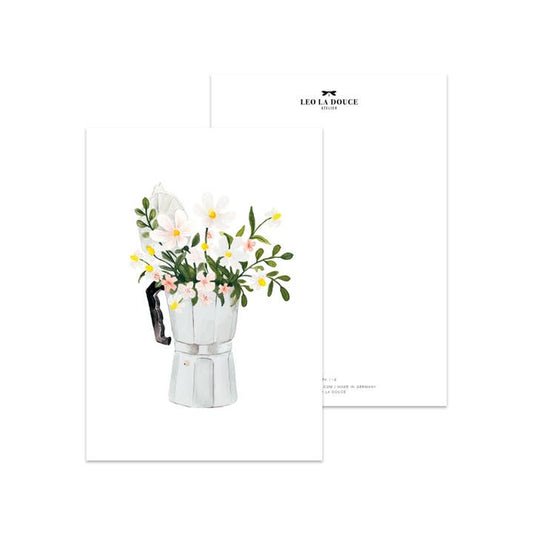 Kaart White Espresso Bouquet