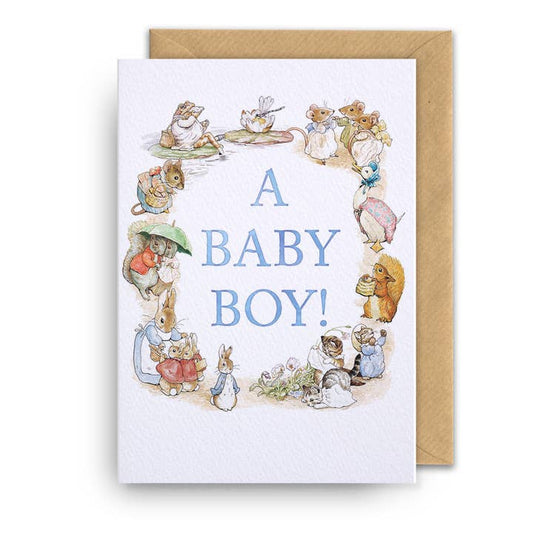 Kaart A Baby Boy | Beatrice Potter