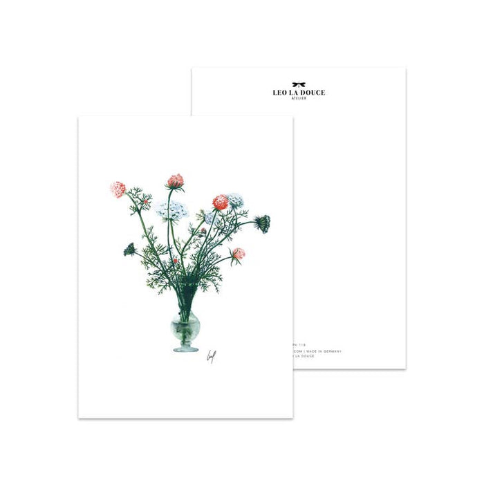 Postcard Delicate Flowers | An envelope