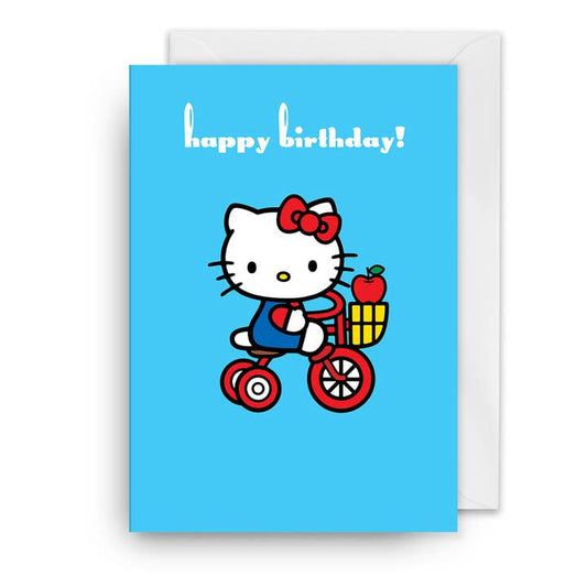 Kaart Hello Kitty Adorable Tricycle