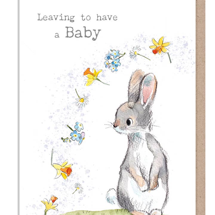 Kaart Leaving To Have a Baby