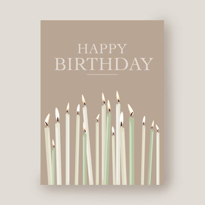Map Happy Birthday Candles | Envelope