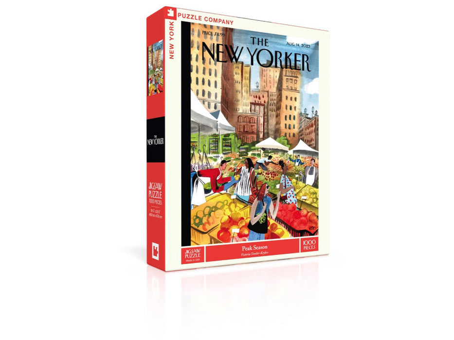 New York Puzzle Company Peak Season 1000 pieces | New Yorker Cover