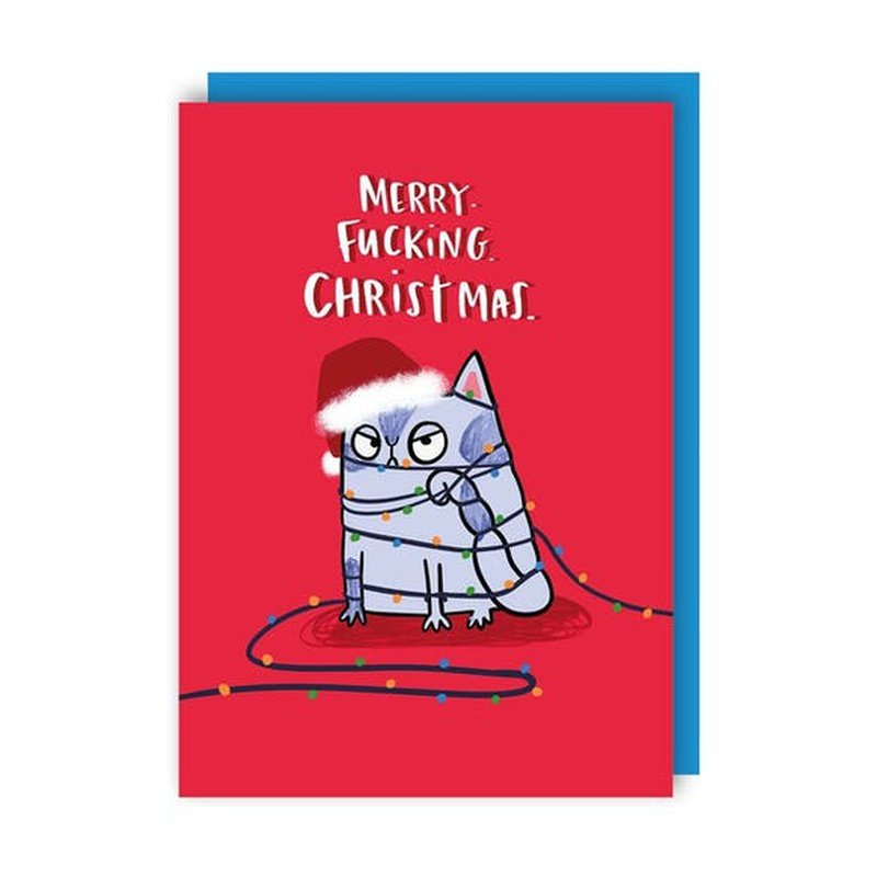 Kaart Merry Fucking Christmas
