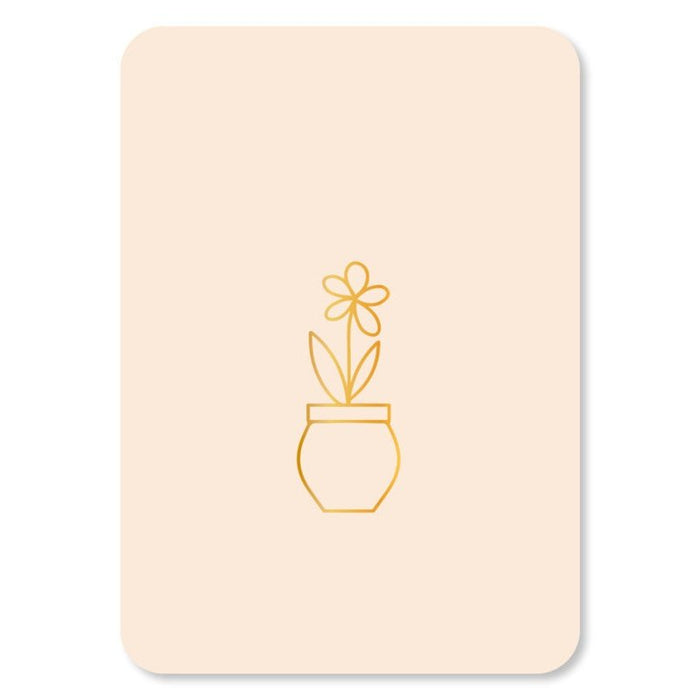 Card flowerpot