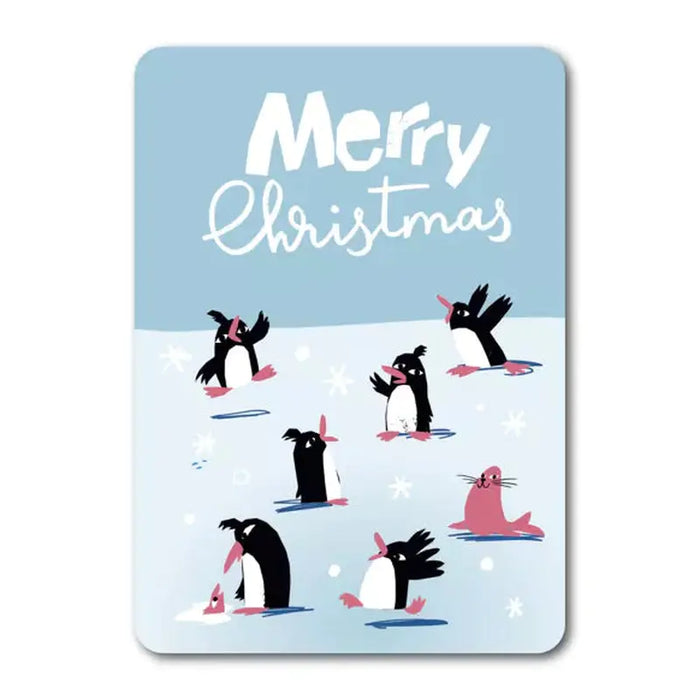 Map Merry Christmas | Penguins