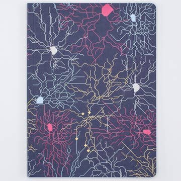 Neural Circuit Softcover Notebook