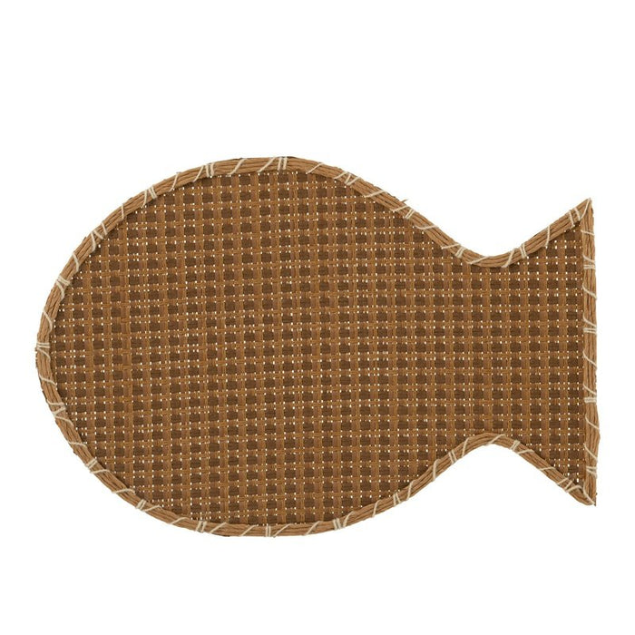 J-Line Placemat Fish Brown