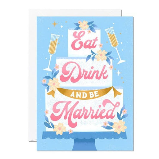 Kaart Eat Drink And Be Married Krossproducts | De online winkel voor hebbedingetjes