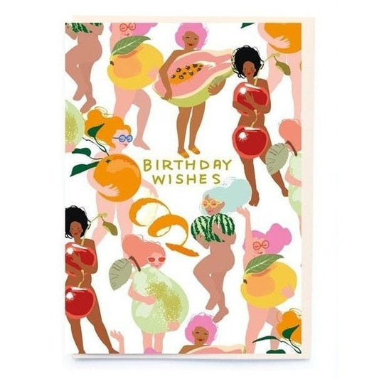 Kaart Birthday Wishes | Fruit Nudies