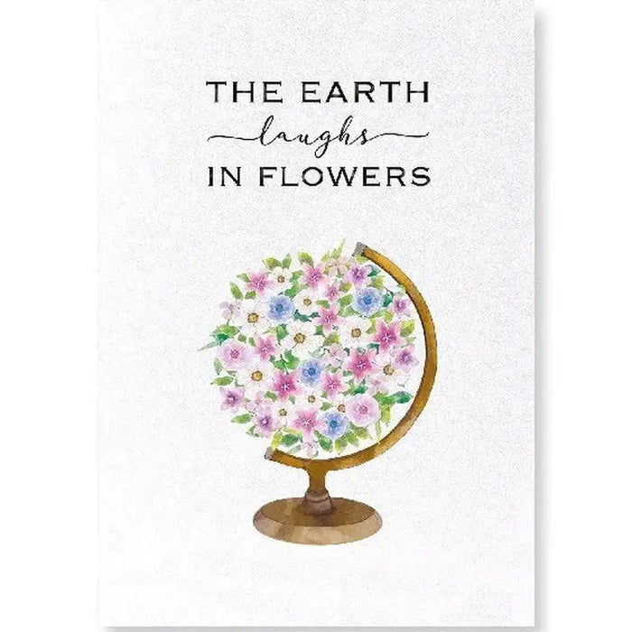 The Earth Laughs in Flowers A4 Art Print