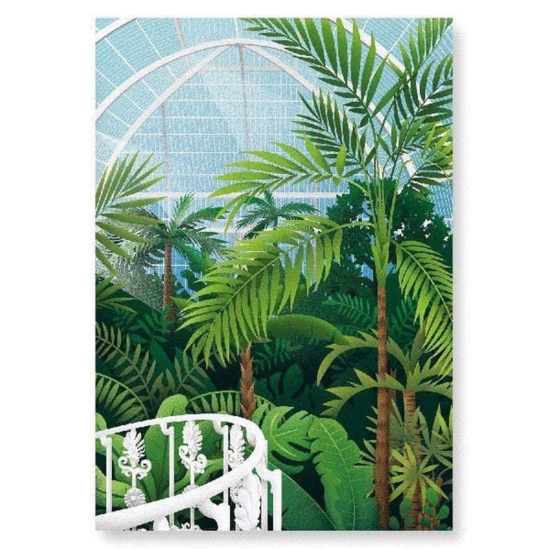 A3 Print Kew Deco Palm House