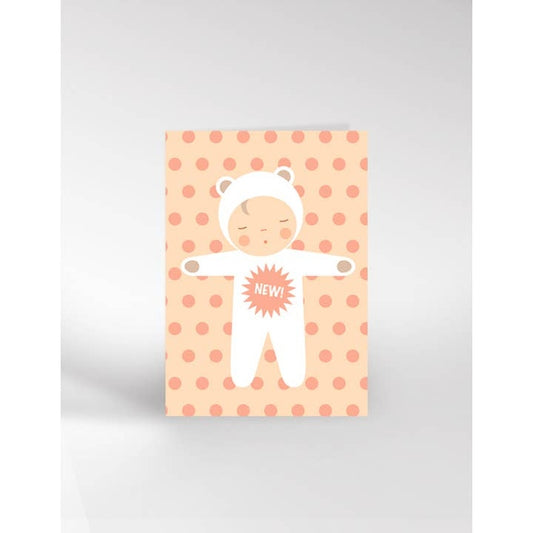 Kaart New Baby Pink