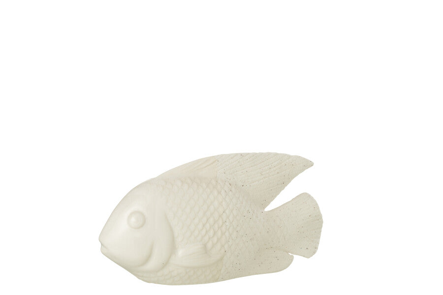 Fish Deco Porcelain Beige