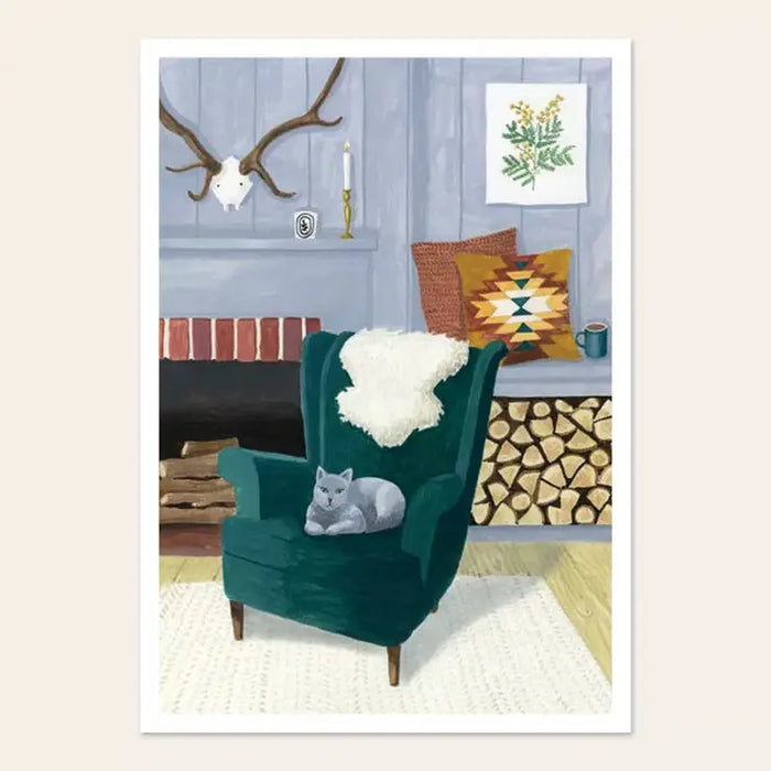 Melanie Voituriez A4 Print Cozy Corner