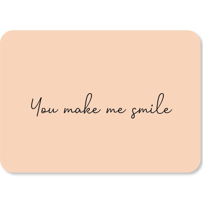 Card you make me smile
