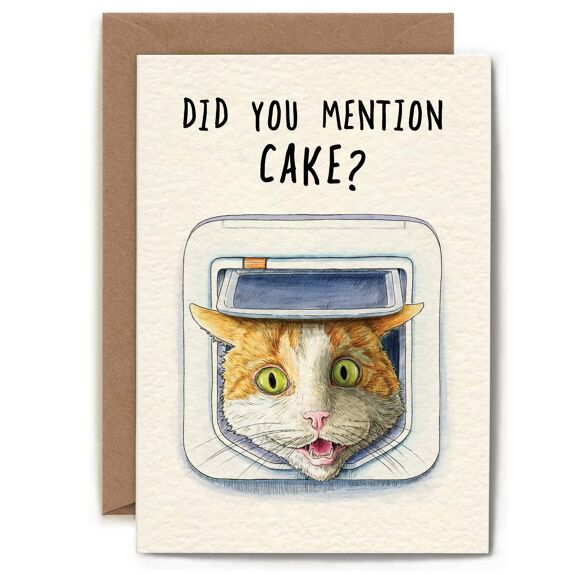 Card did you mention cake?