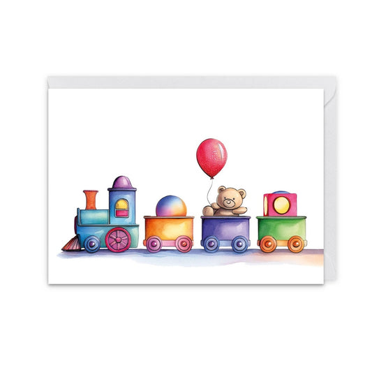Kaart Toy Train