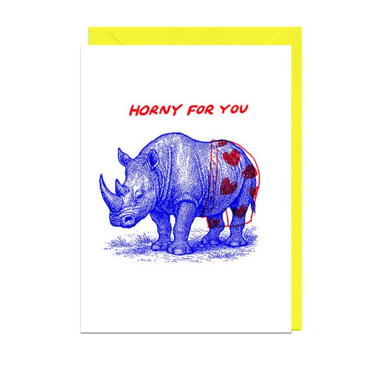 Kaart Horny For You