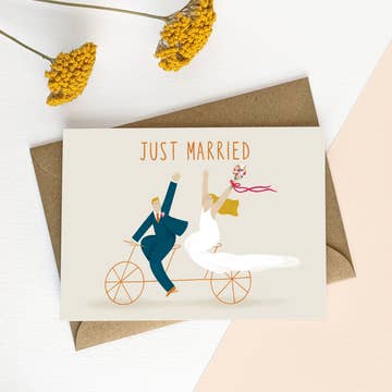 Card just married