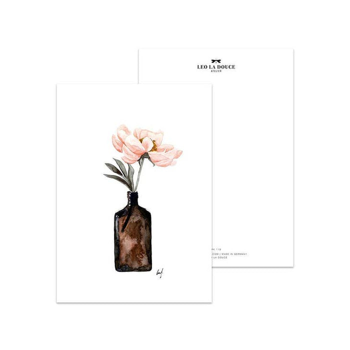 Postcard Coral Blossom | An envelope