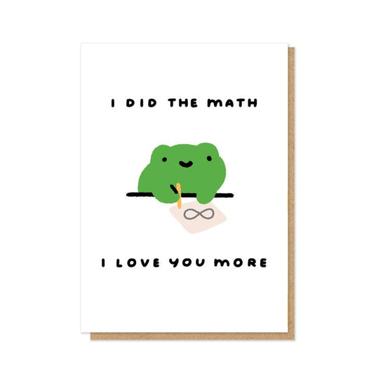 Kaart The Maths Frog