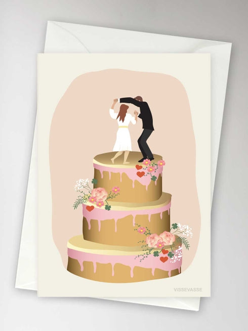 Map wedding cake