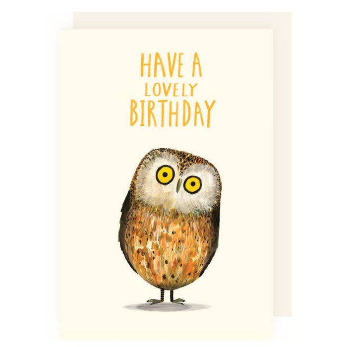 Map Happy Birthday Owl