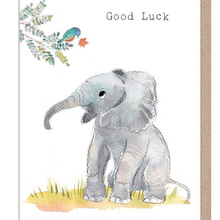 Kaart Good Luck | Olifant