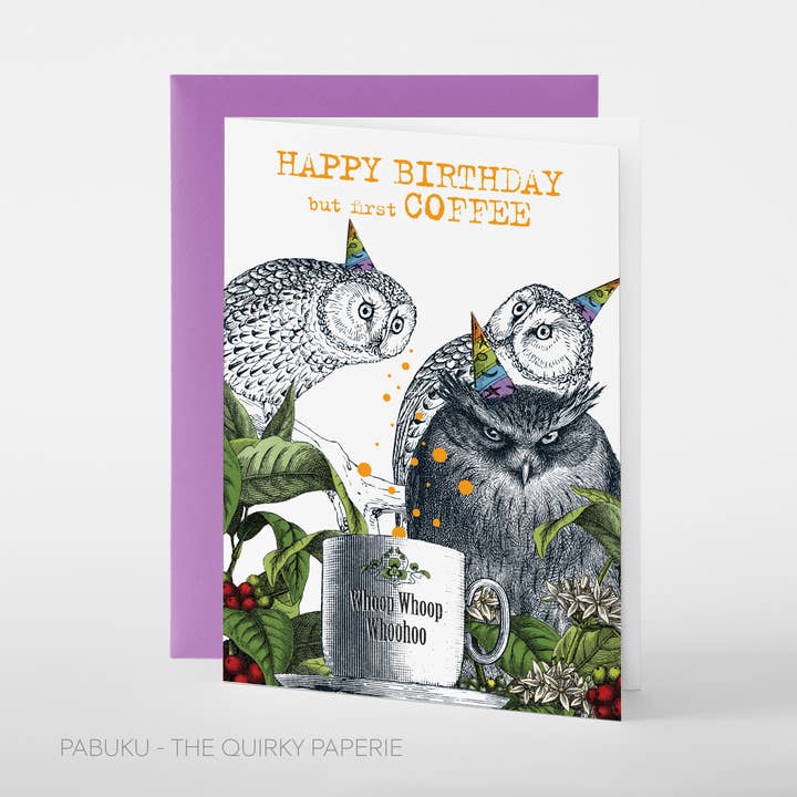 Kaart Coffee Owl