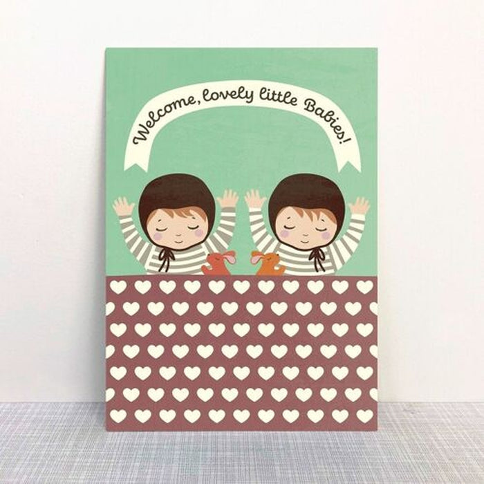 Card Welcome, Lovely Little Babies! | Envelope