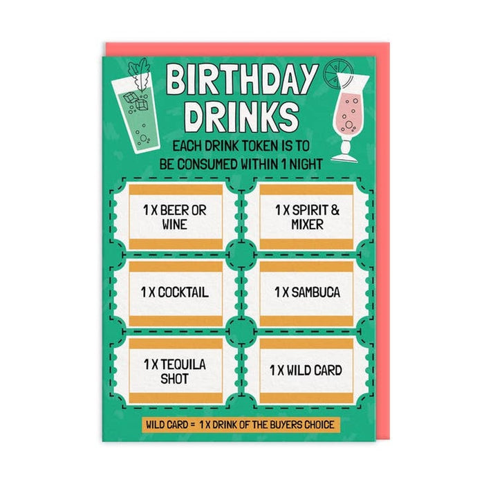 Map Birthday Night Drinks Coupon