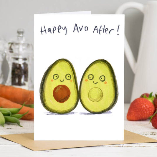 Kaart Happy Avo After