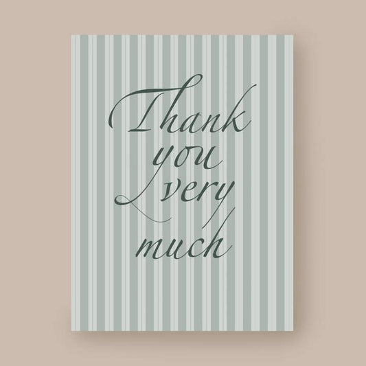 Kaart Thank You Very Much | Zonder Envelop