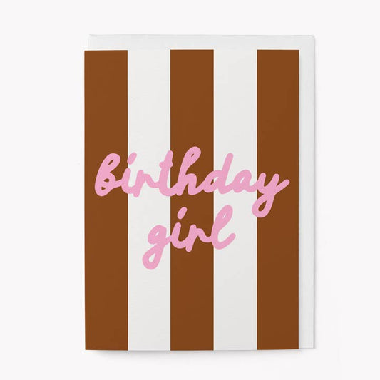 Kaart Birthday Girl