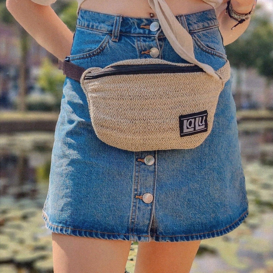 Alok Natural Fanny Pack | Organic Hemp and Cotton